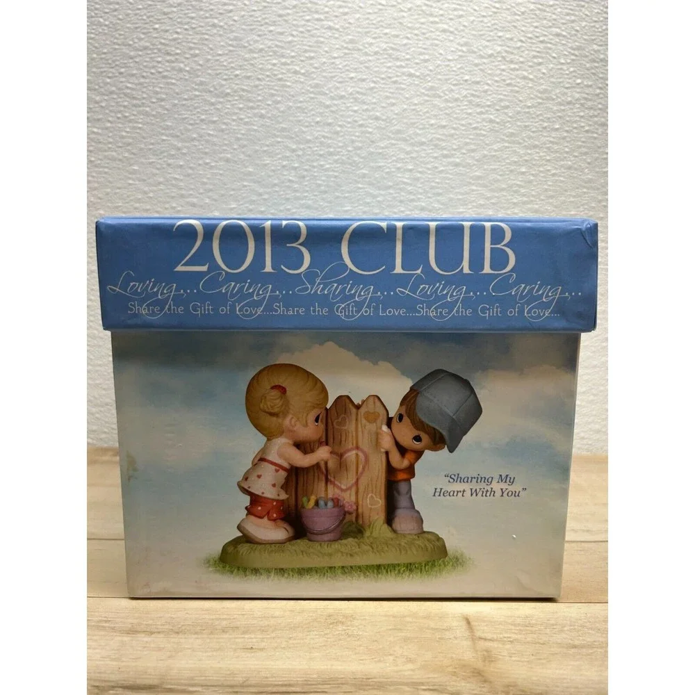 2012 Enesco Precious Moments Sharing My Heart With You Porcelain Figurine